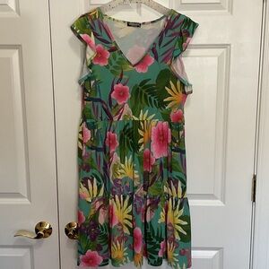 Heimish USA Colorful Floral Dress